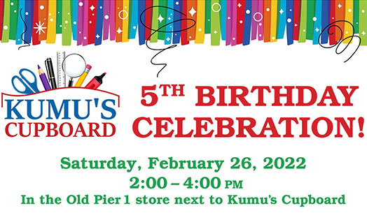 Kumu’s Cupboard 5th Birthday Celebration