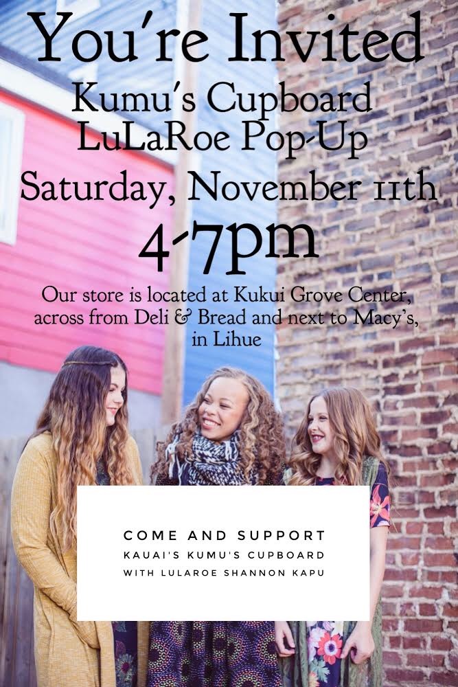 Kumu's Cupboard LuLaRoe Pop-Up
